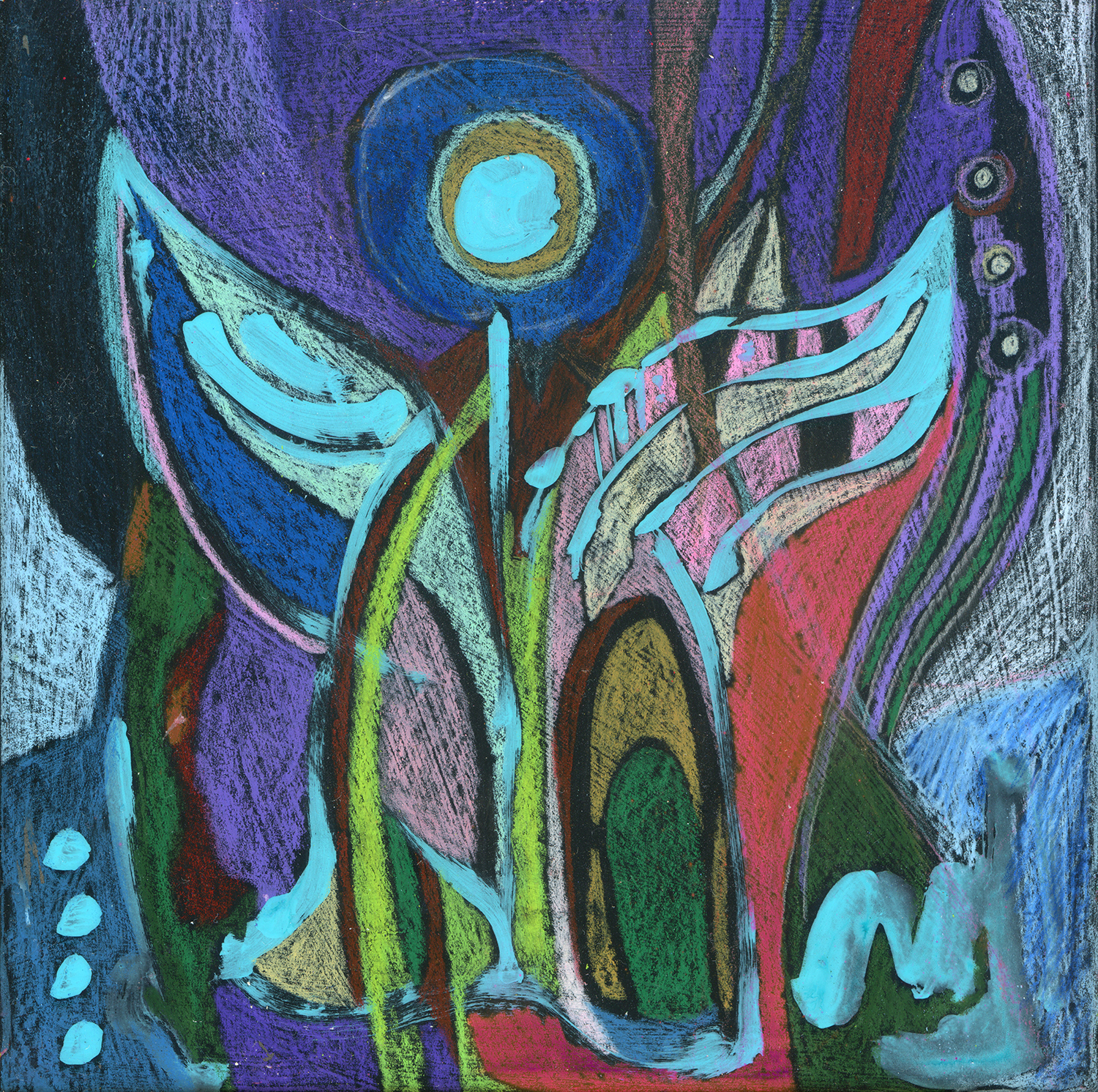 BLACK BOX COLLECTION 7x7 pencil and acrylic BLACK BOX COLLECTION 7x7 pencil and acrylic